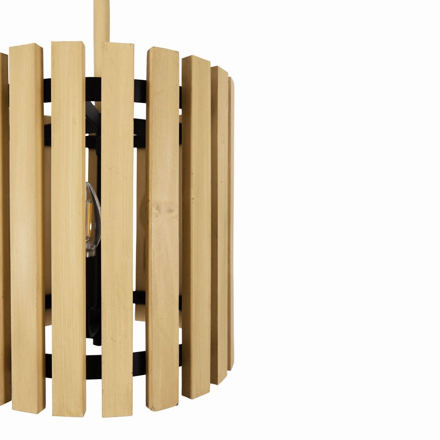 Suratto Two Light Pendant Matte Black/Honey Blonde Cheap Ceiling Lights available