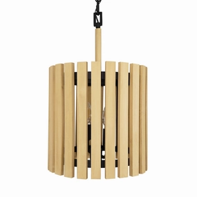 Suratto Two Light Pendant Matte Black/Honey Blonde Ceiling Lights Lighting cheap deals