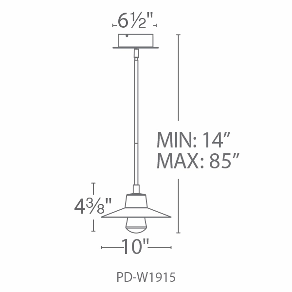 Suspense LED Outdoor Pendant Black Garden Hanging Lights promo