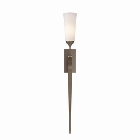 Sweeping Taper One Light Wall Sconce Bronze Elegant Wall Lights clearance