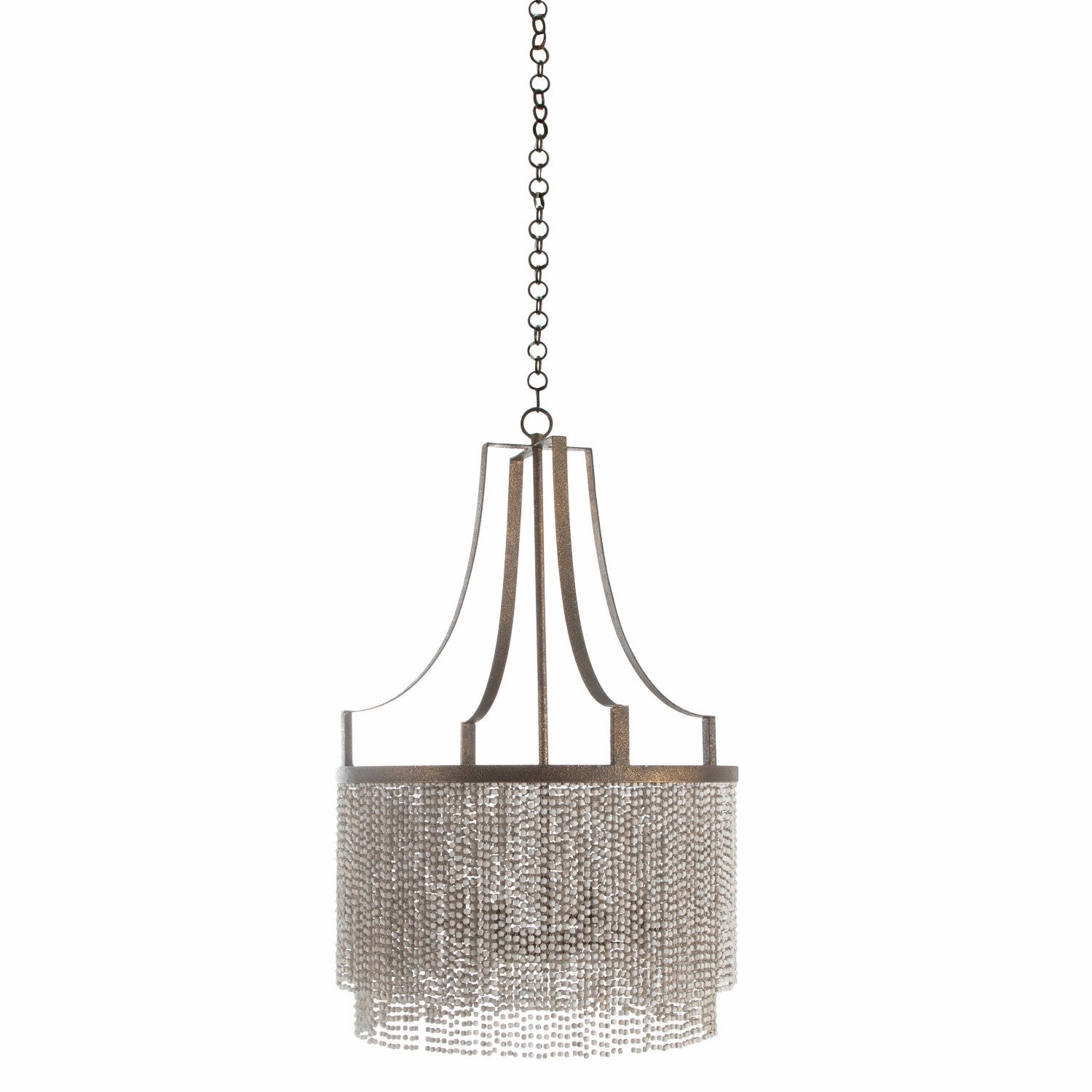 Tamara Four Light Chandelier Antique Gold/Antique White Ceiling Lights Lighting best price