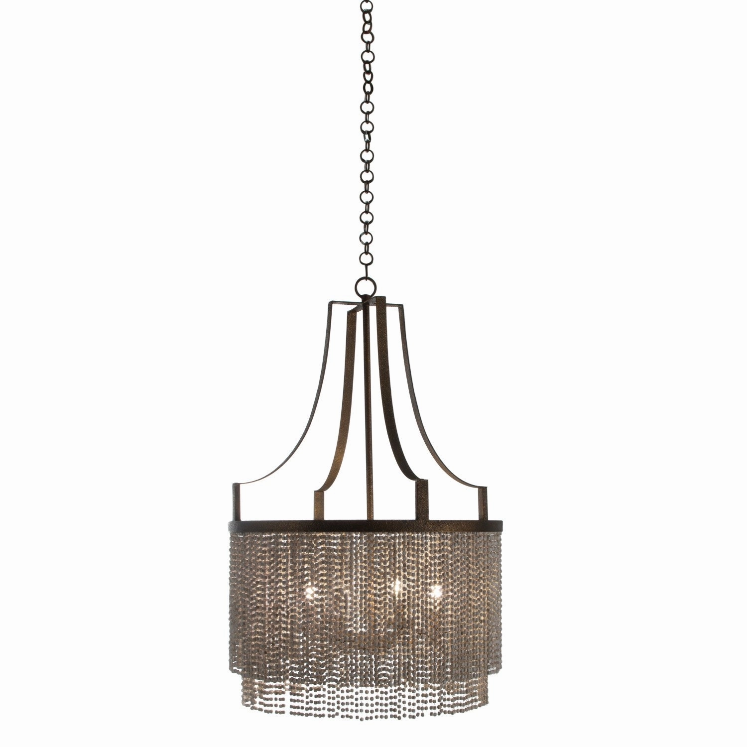 Tamara Four Light Chandelier Antique Gold/Antique White Energy-saving Ceiling Lights store