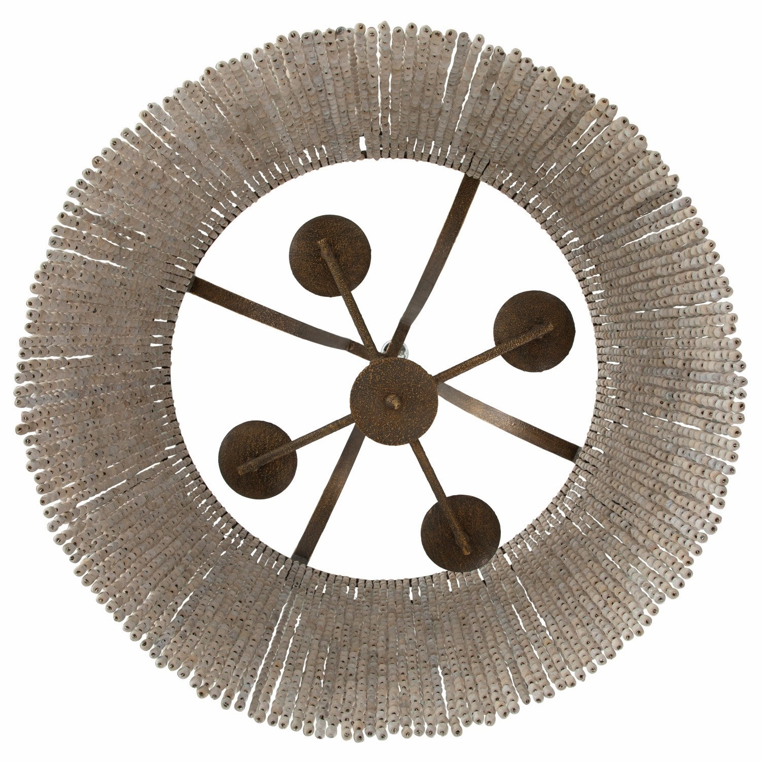 Tamara Four Light Chandelier Antique Gold/Antique White Energy-saving Ceiling Lights store