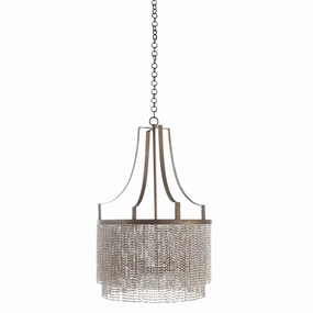 Tamara Four Light Chandelier Antique Gold/Antique White Ceiling Lights Lighting best price