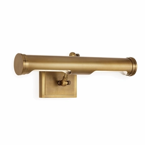 Tate Two Light Picture Light Natural Brass Wall Lights for patio sale