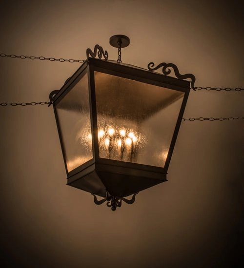 Ten Light Pendant Modern Outdoor Hanging Lights