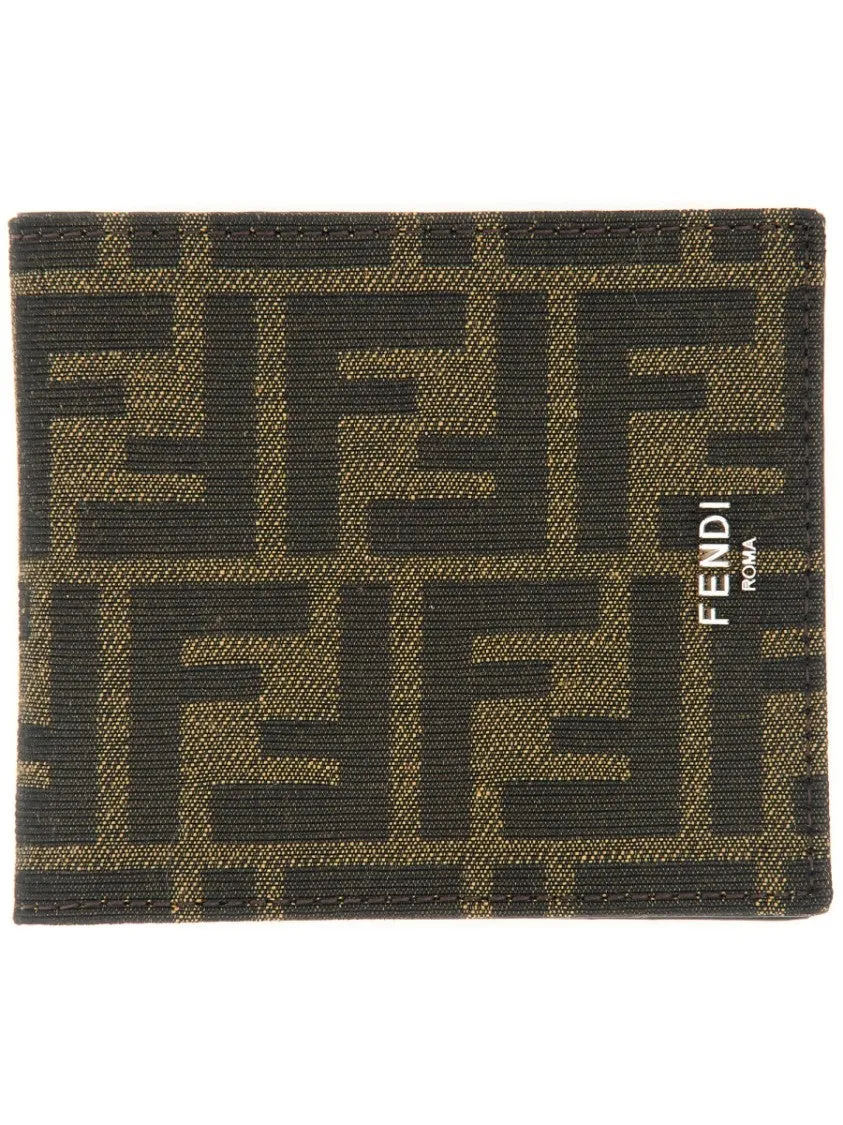 Textured Fabric Bifold Wallet