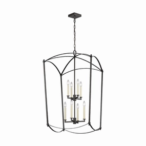 Thayer Eight Light Lantern Smith Steel Ceiling Lights Lighting free shipping