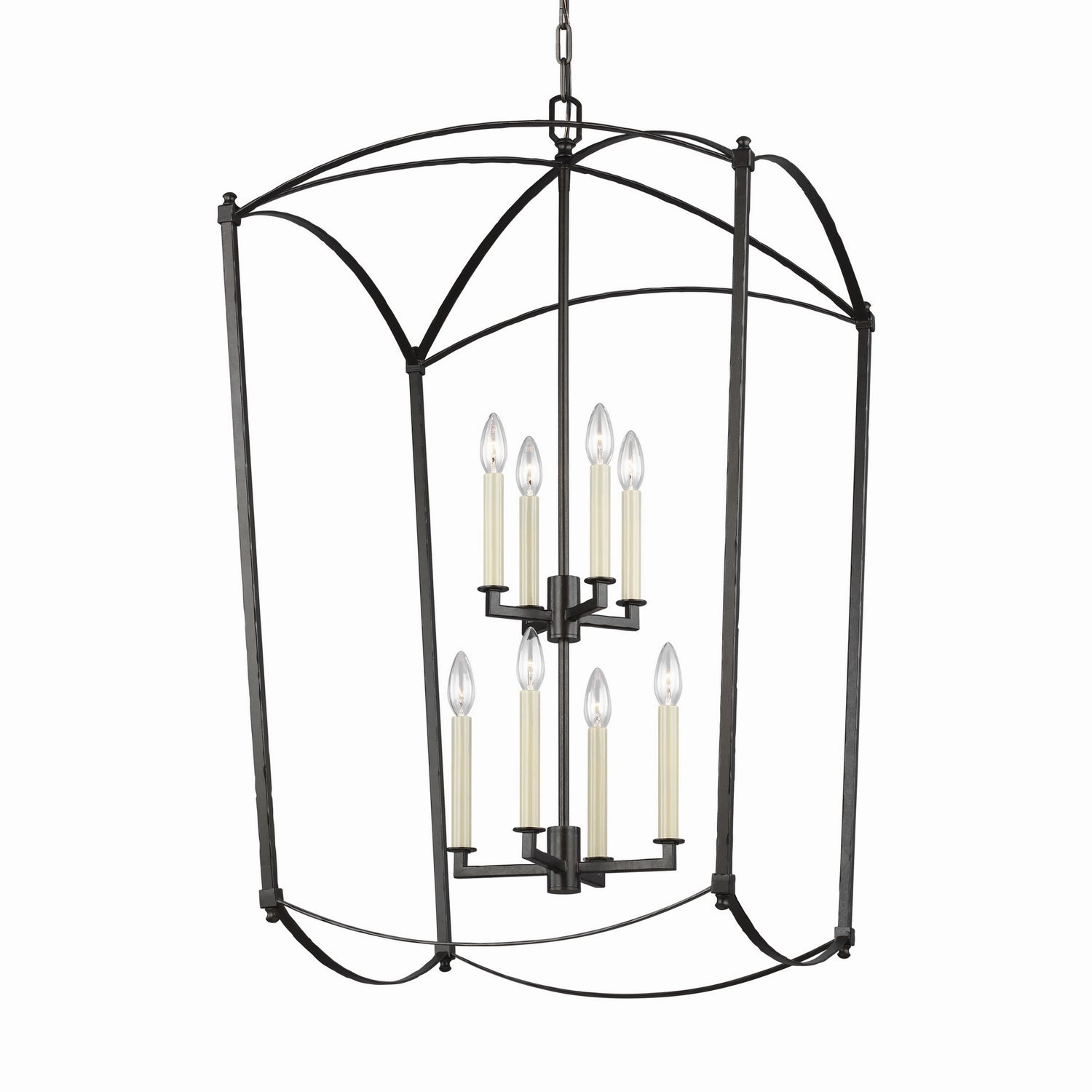 Thayer Eight Light Lantern Smith Steel Ceiling Light Fixtures on sale