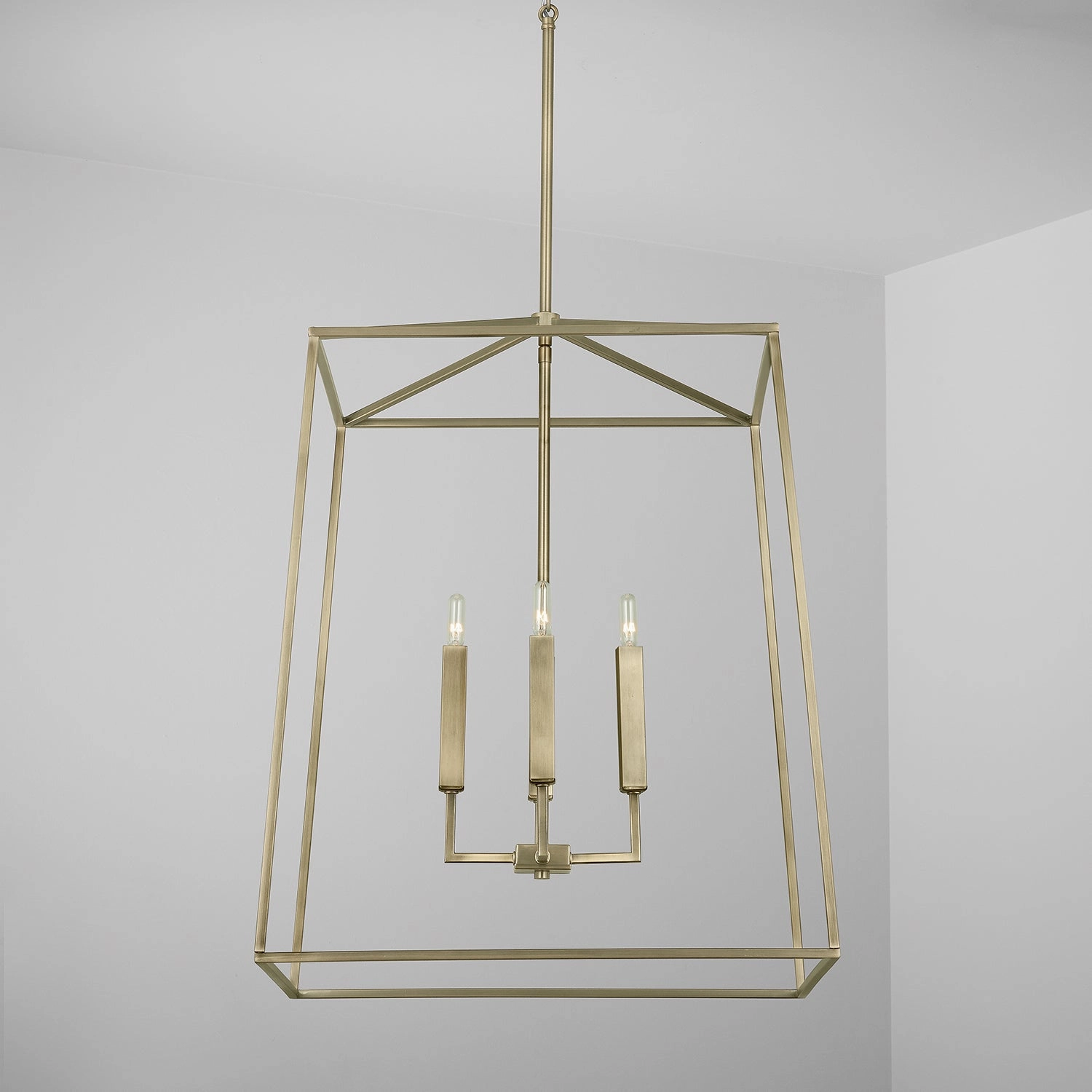 Thea Four Light Foyer Aged Brass Ceiling Light Fixtures on sale