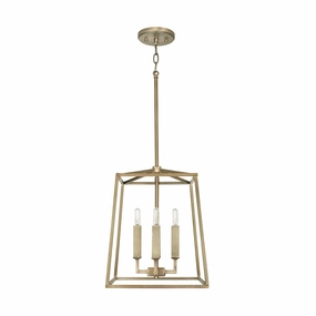 Thea Four Light Foyer Aged Brass Ceiling Lights Lighting free shipping