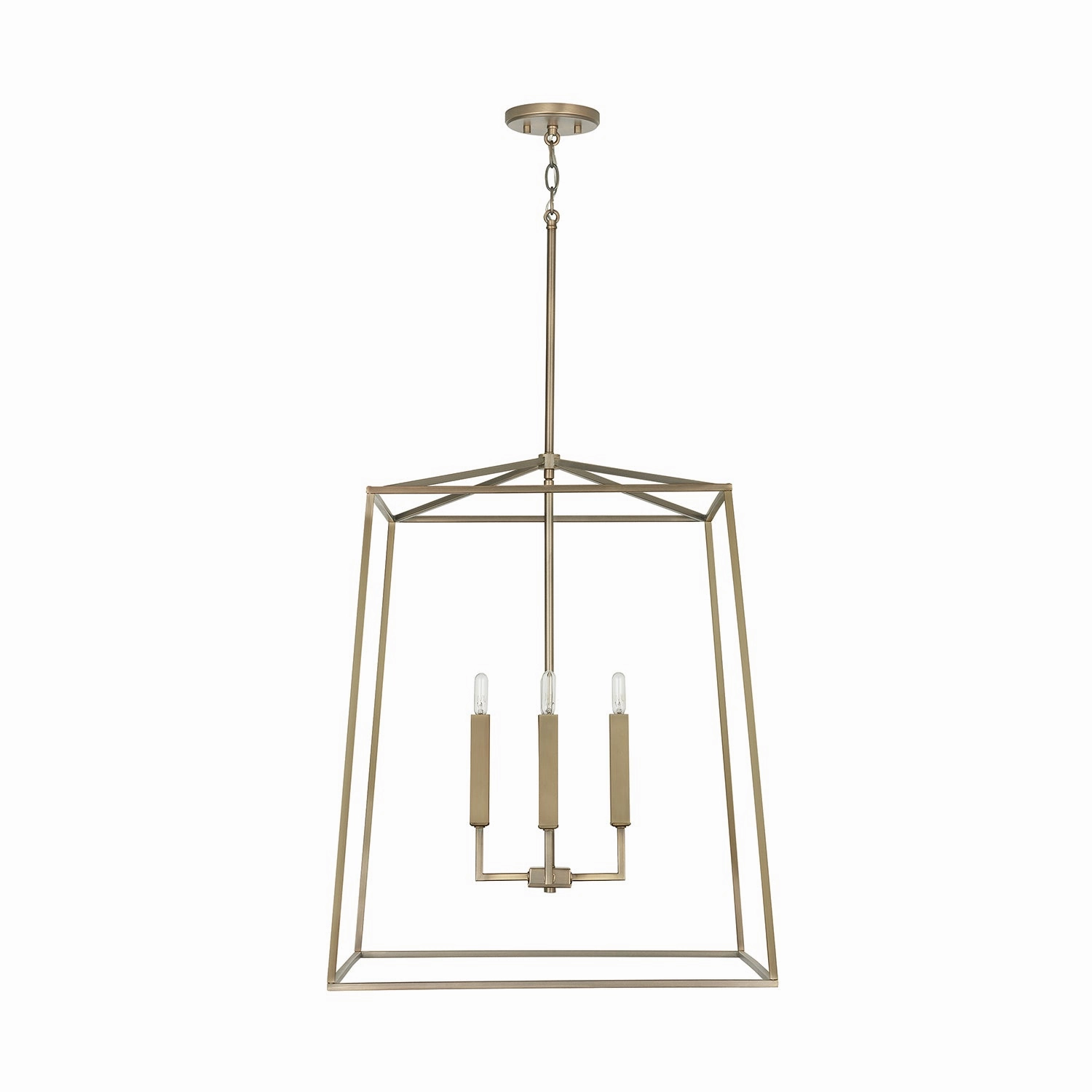 Thea Four Light Foyer Aged Brass Ceiling Lights Lighting free shipping