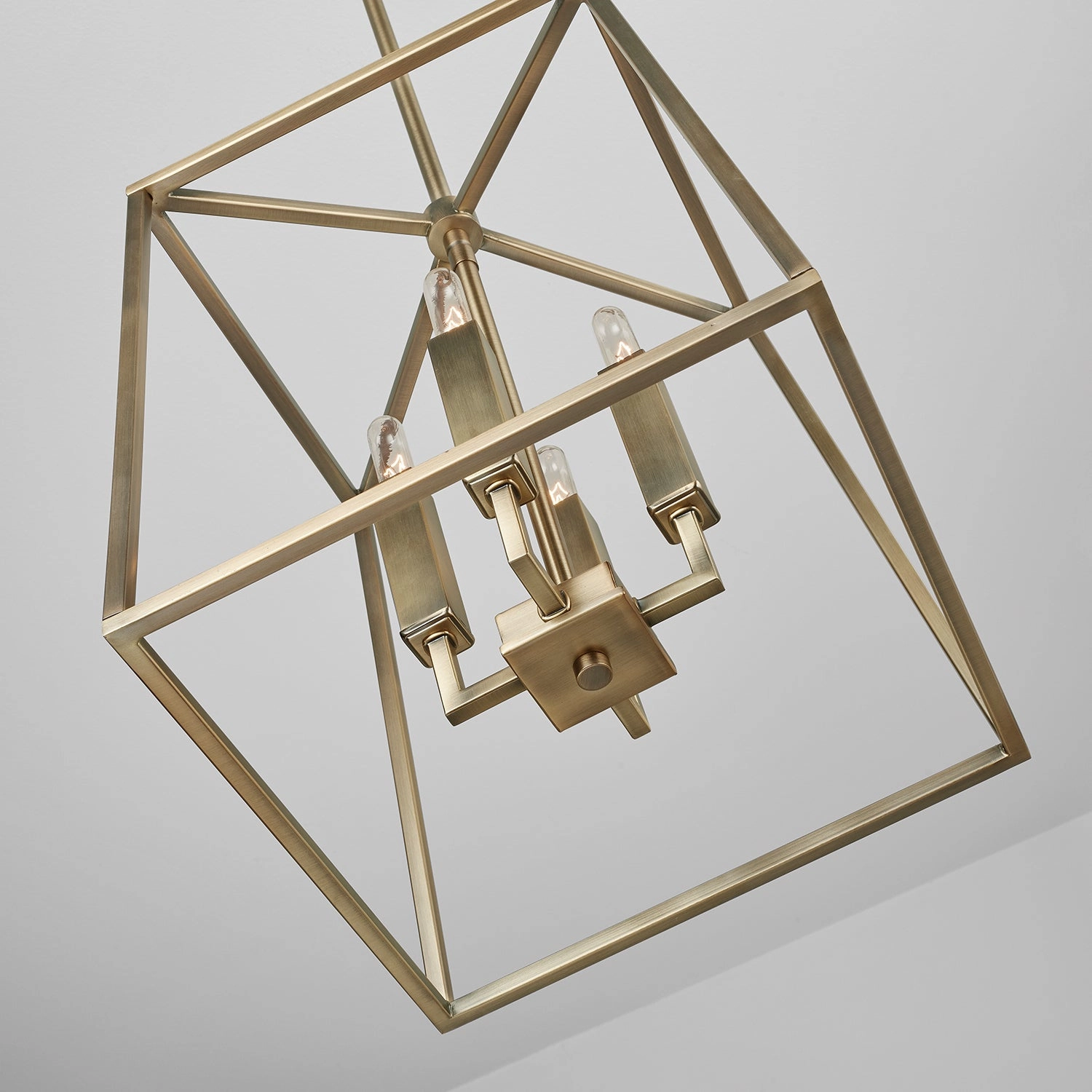 Thea Four Light Foyer Aged Brass Ceiling Light Fixtures on sale
