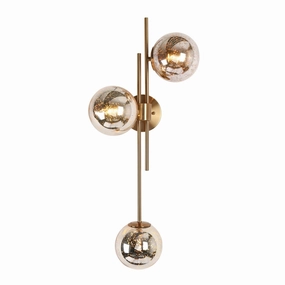 Three Light Wall Lamp Brass Elegant Wall Lights clearance