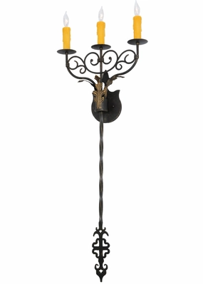 Three Light Wall Sconce Elegant Wall Lights clearance