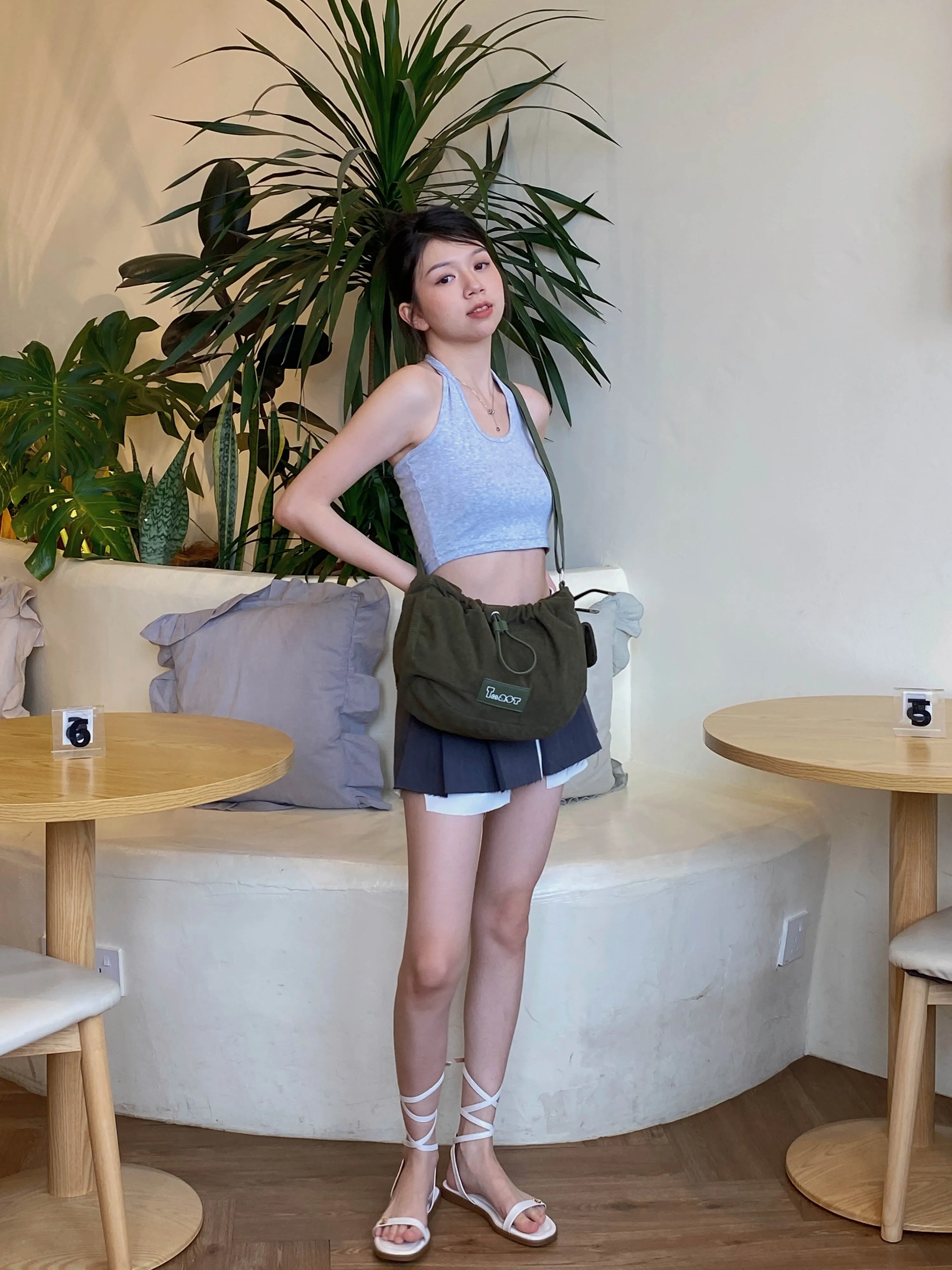 Toast Cream Puff Collection ARMY GREEN