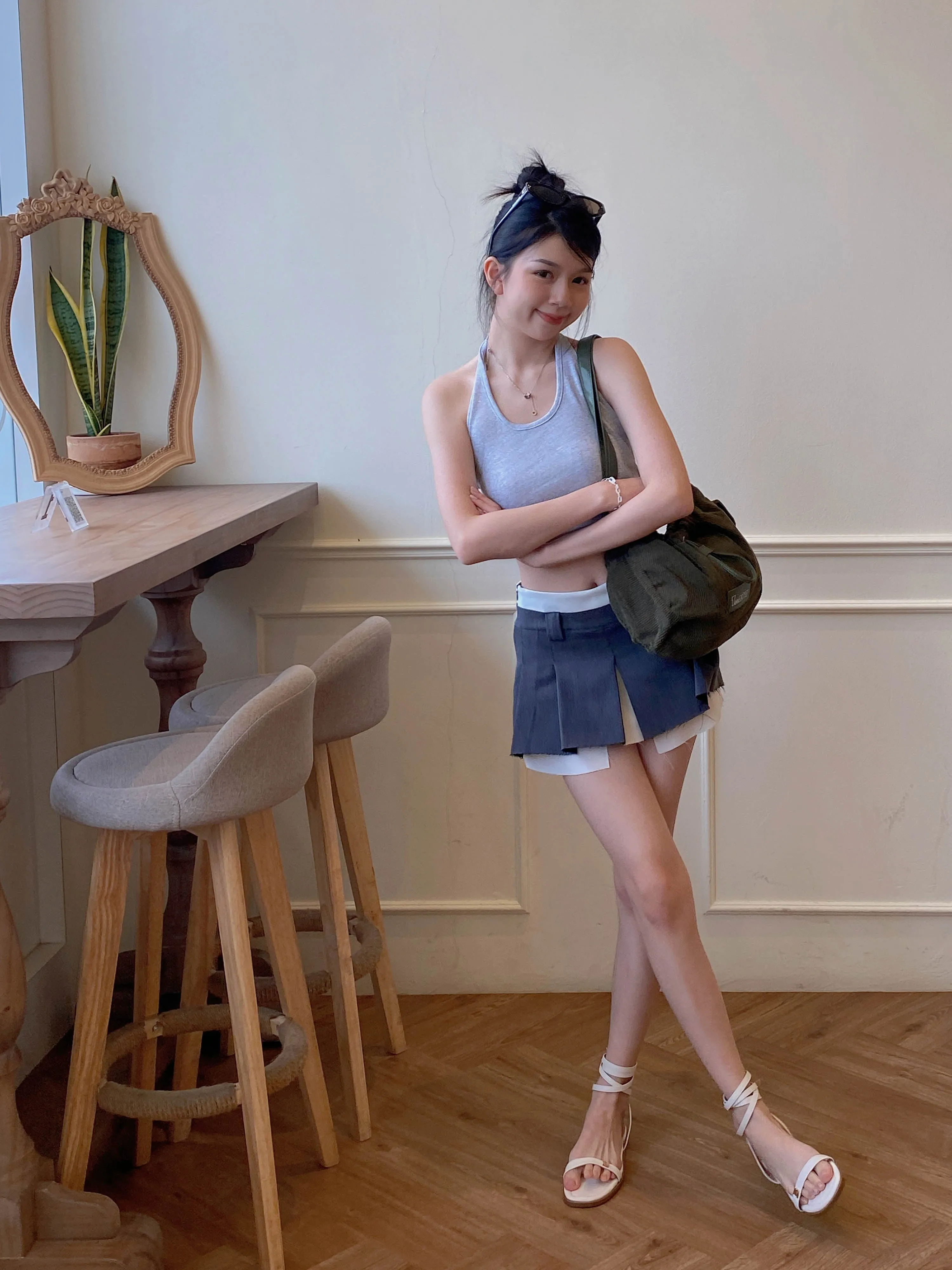 Toast Cream Puff Collection ARMY GREEN