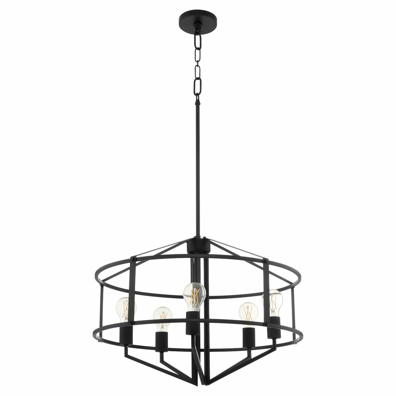 Tobin Five Light Pendant Matte Black Ceiling Lights Lighting best price
