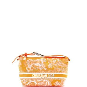 Toile de Jouy DiorTravel Nomad Pouch Print Technical Fabric Small