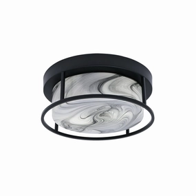 Toltec Flush Mounts 812-mb-9 Ceiling Light - Matte Black Online shop Ceiling Lights