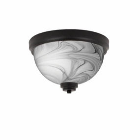Toltec Flush Mounts 822-mb-9 Ceiling Light - Matte Black Online shop Ceiling Lights
