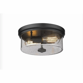 Toltec Flush Mounts 832-mb-2 Ceiling Light - Matte Black Online shop Ceiling Lights