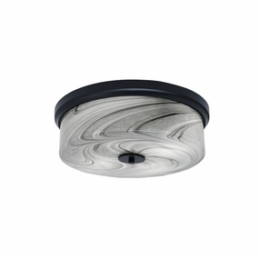 Toltec Flush Mounts 837-mb-9 Ceiling Light - Matte Black Online shop Ceiling Lights
