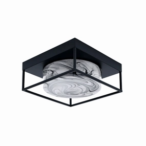 Toltec Flush Mounts 852-mb-9 Ceiling Light - Matte Black Online shop Ceiling Lights