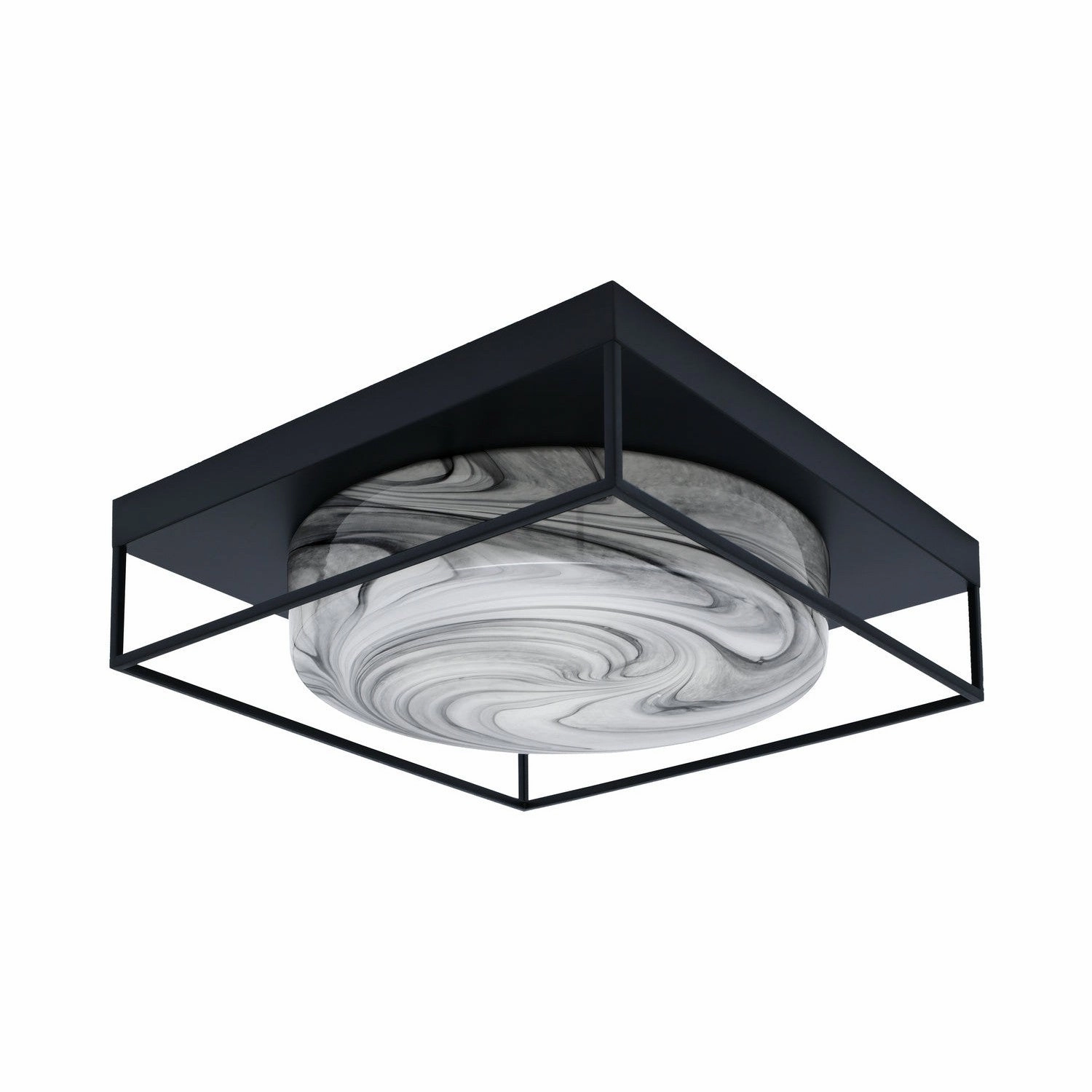 Toltec Flush Mounts 858-mb-9 Ceiling Light - Matte Black Online shop Ceiling Lights