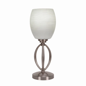 Toltec Lighting 2410-BN-615  Marquise Lamp Brushed Nickel Sale on Modern Lamps
