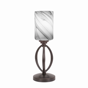 Toltec Lighting 2410-DG-3009  Marquise Lamp Dark Granite Sale on Modern Lamps