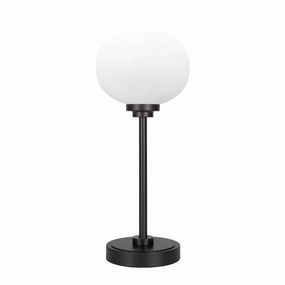 Toltec Lighting 53-MB-212 Modern Luna Lamp Matte Black Sale on Modern Lamps