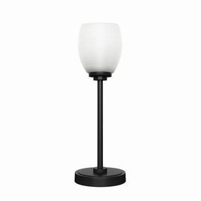 Toltec Lighting 53-MB-615 Modern Luna Lamp Matte Black Sale on Modern Lamps