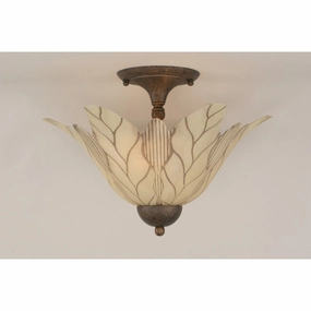 Toltec Semi Flush Bronze 120-brz-102 Ceiling Light - Bronze Online shop Ceiling Lights