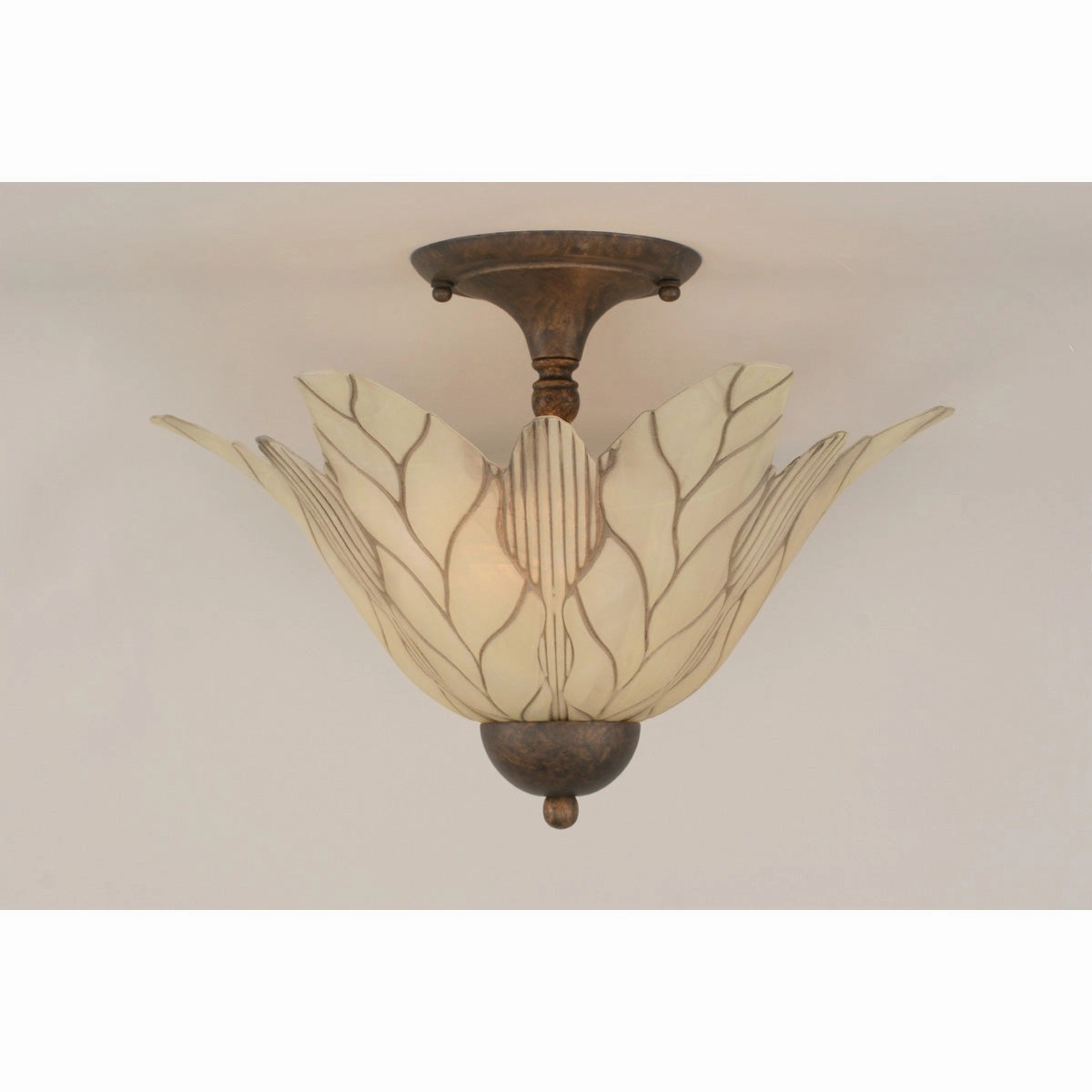 Toltec Semi Flush Bronze 120-brz-102 Ceiling Light - Bronze Online shop Ceiling Lights