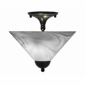 Toltec Semi-Flushes 120-mb-2129 Ceiling Light - Matte Black Online shop Ceiling Lights