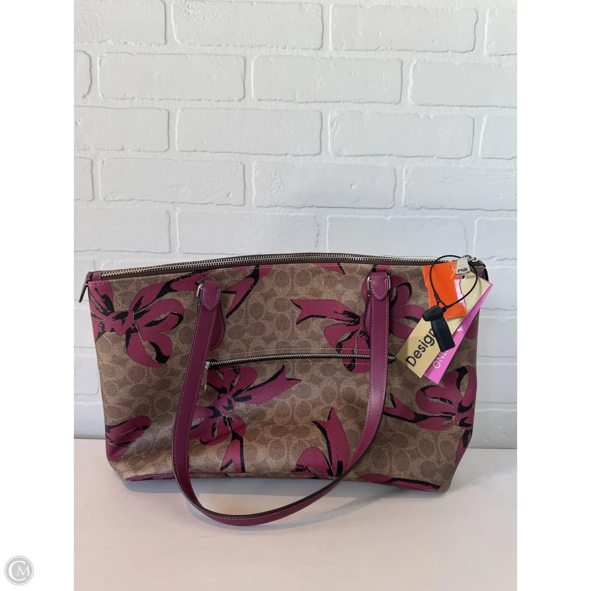 Tote Designer By Coach, Size: Large