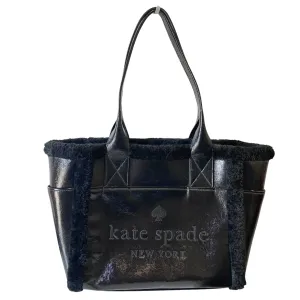 Tote Designer By Kate Spade In Black, Size:Large