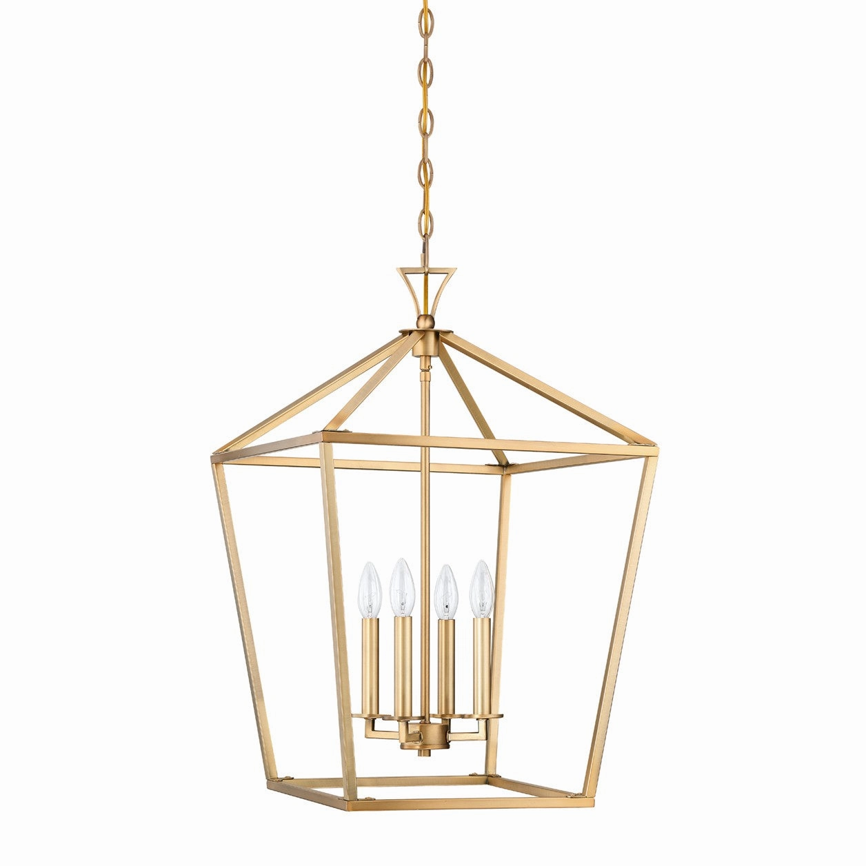 Townsend Four Light Pendant Warm Brass Cheap Ceiling Lights available