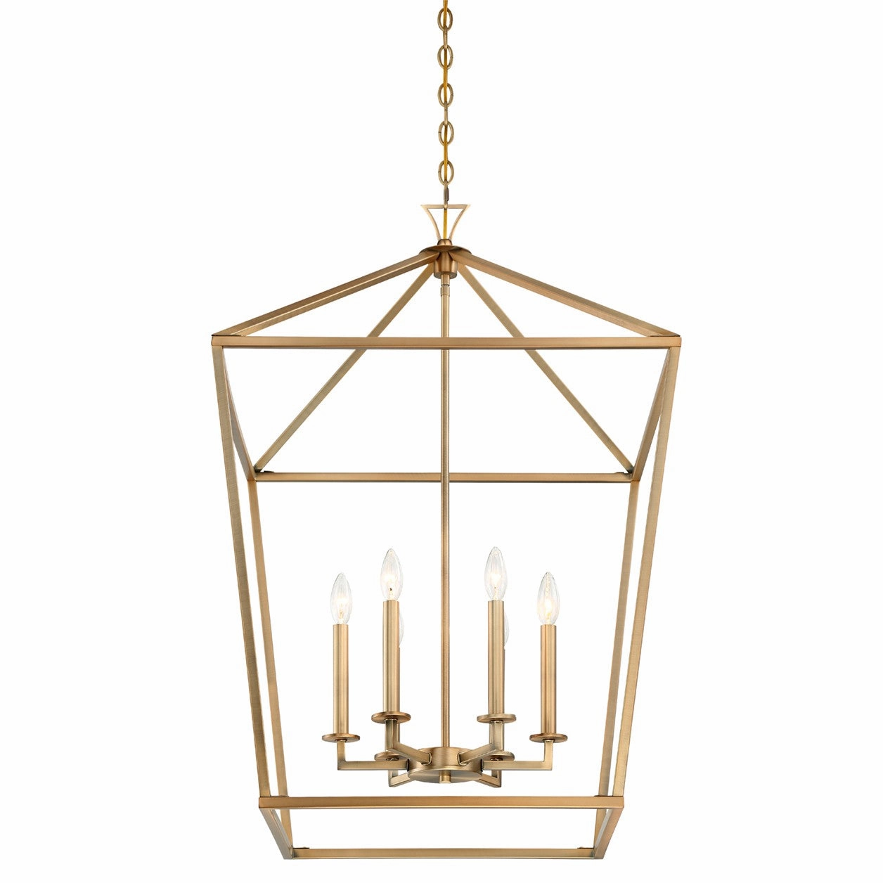 Townsend Six Light Pendant Warm Brass Cheap Ceiling Lights available
