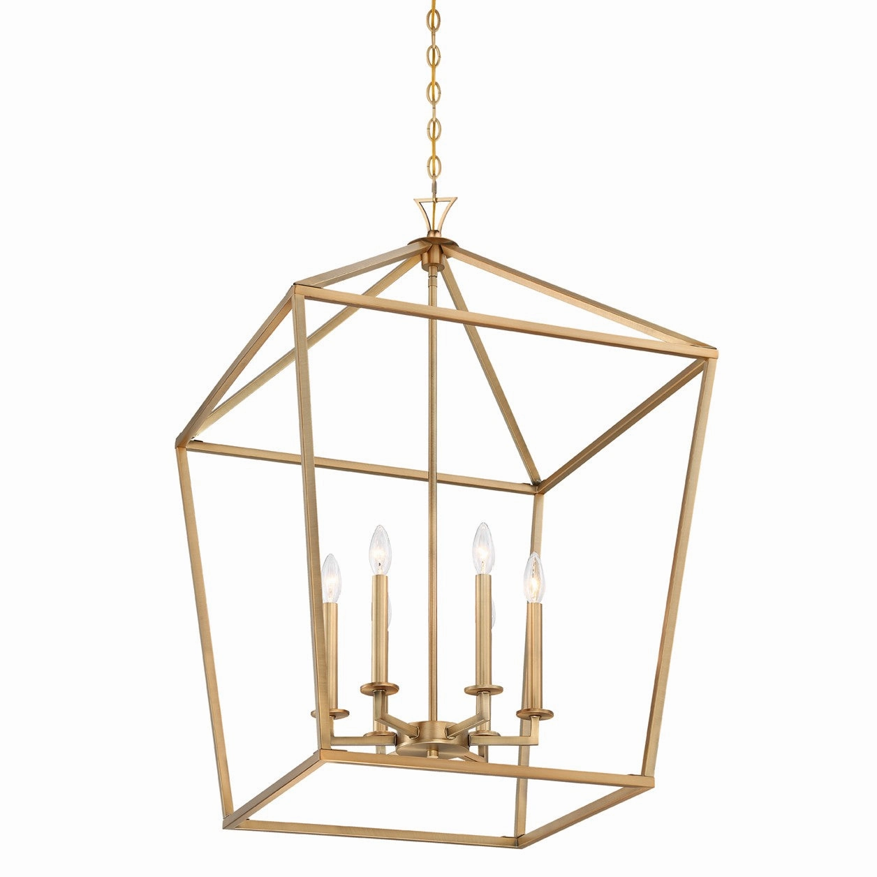 Townsend Six Light Pendant Warm Brass Cheap Ceiling Lights available