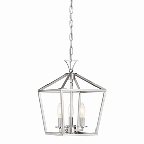 Townsend Three Light Pendant Polished Nickel Ceiling Lights Lighting cheap deals