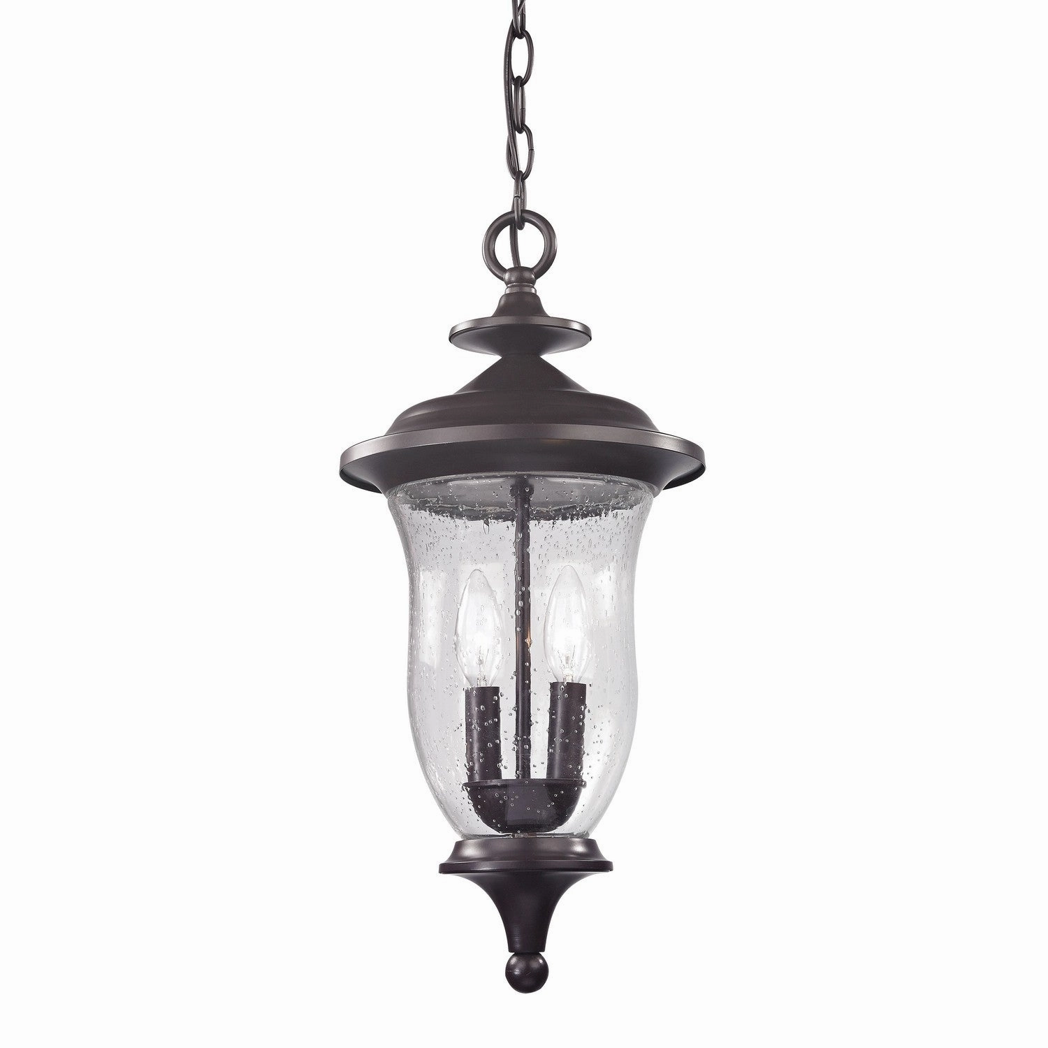 Trinity Two Light Outdoor Pendant Oil Rubbed Bronze Outdoor Hanging Lights Lighting on sale