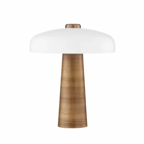 Troy Lighting PTL1319-PBR Modern Lush Lamp Patina Brass Sale on Modern Lamps