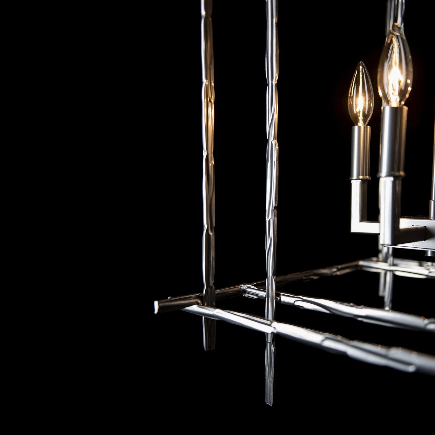 Tura Four Light Chandelier Sterling Designer Ceiling Lights for less