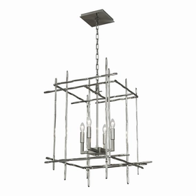 Tura Four Light Chandelier Sterling Ceiling Lights Lighting outlet store