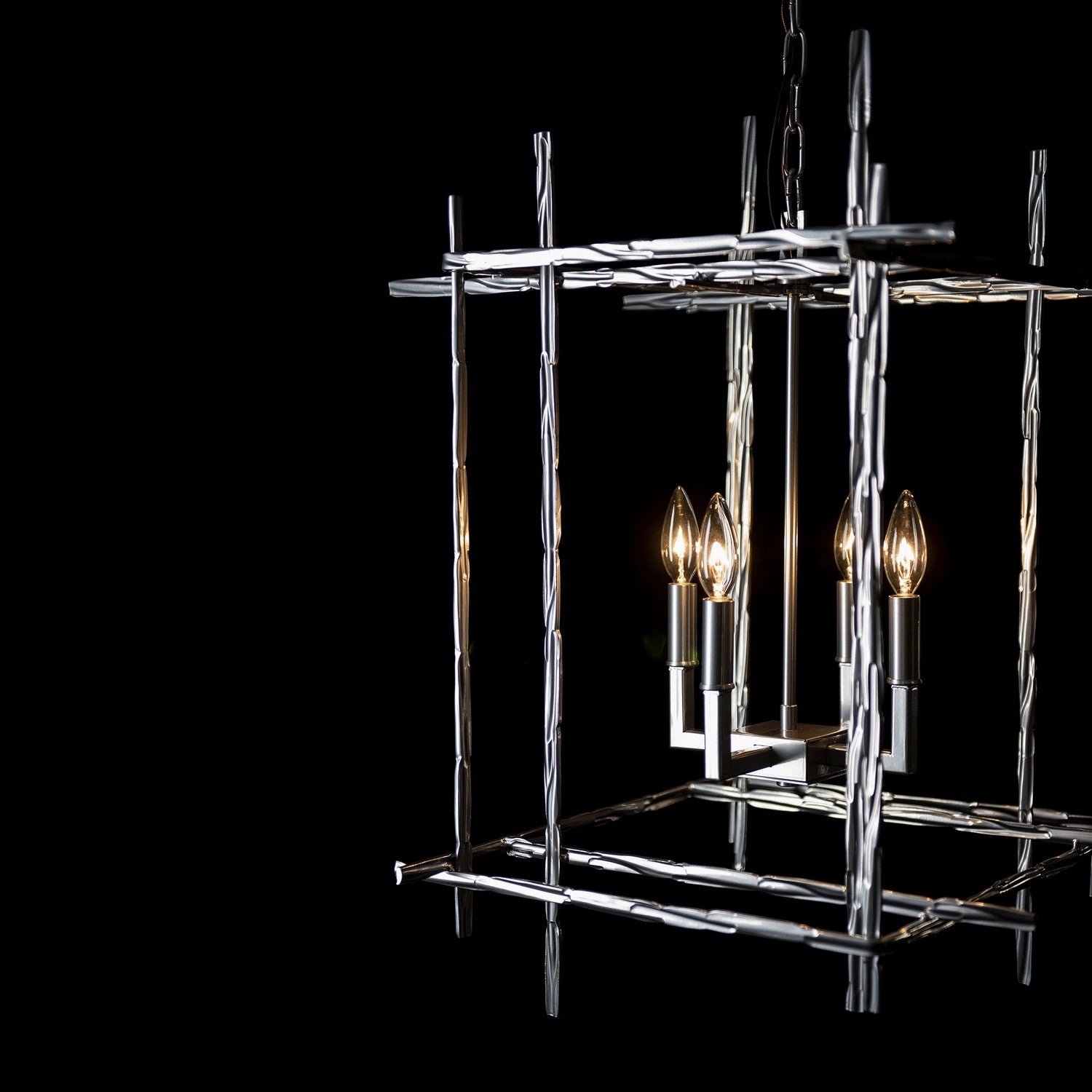 Tura Four Light Chandelier Sterling Designer Ceiling Lights for less