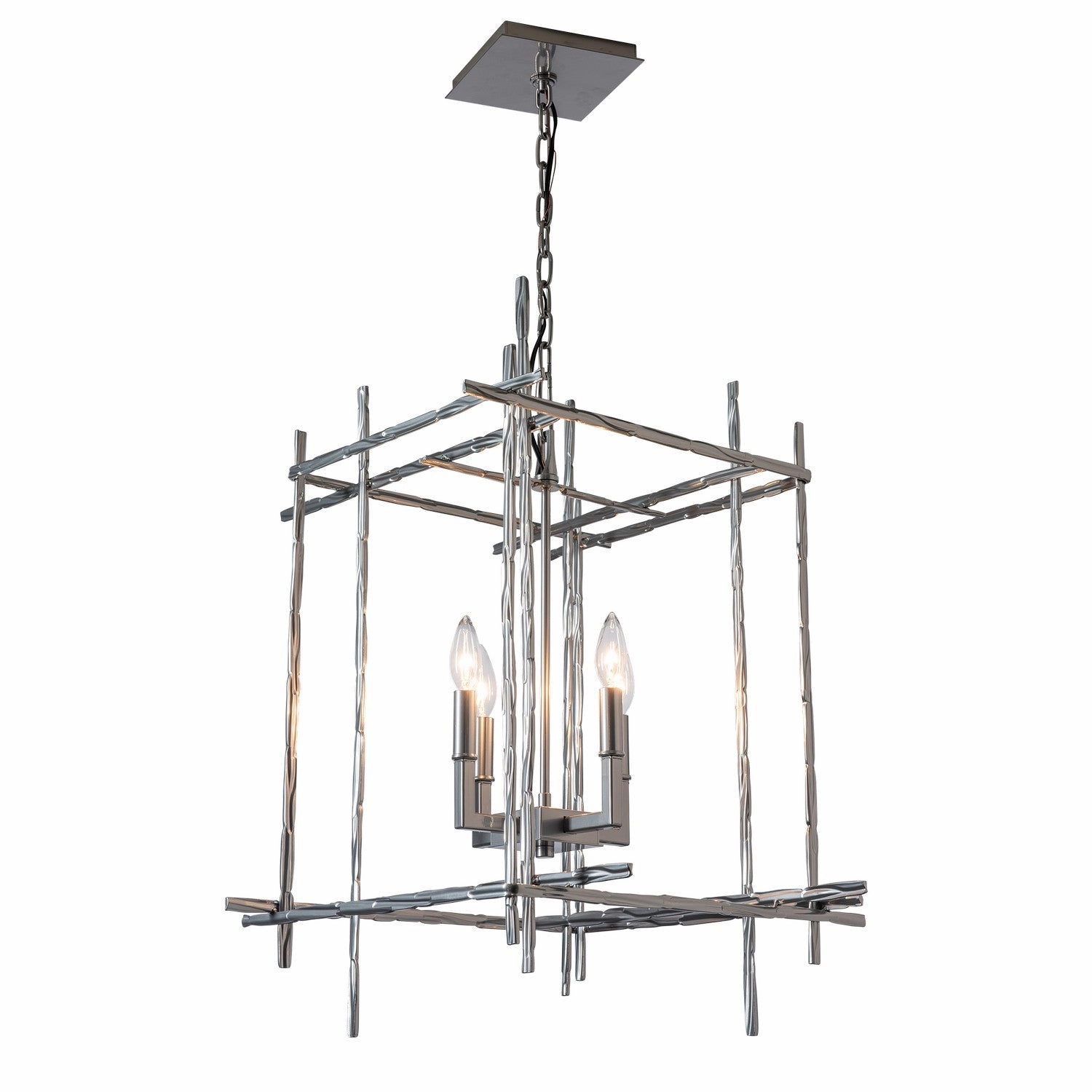 Tura Four Light Chandelier Sterling Designer Ceiling Lights for less