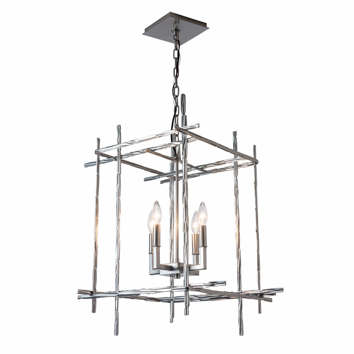 Tura Four Light Chandelier Sterling Designer Ceiling Lights for less