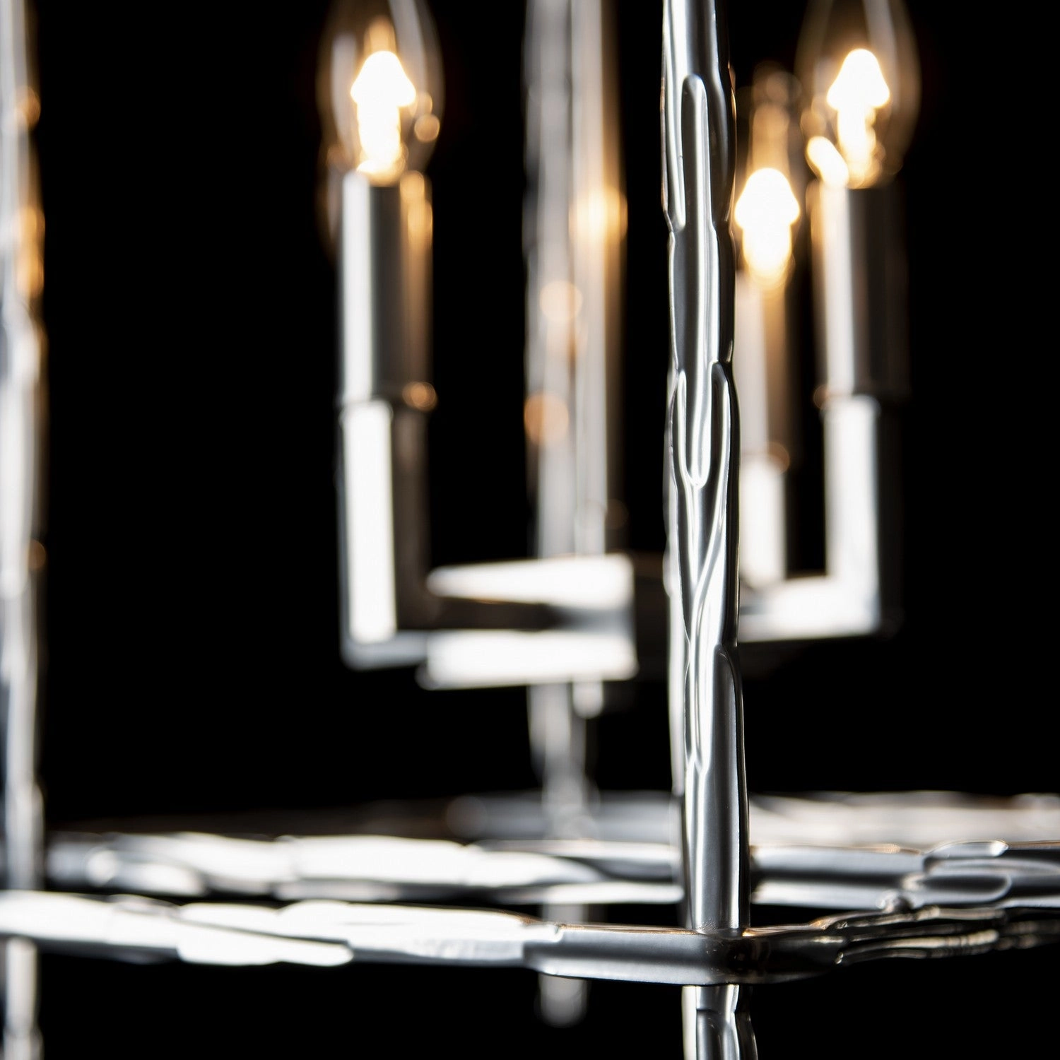 Tura Four Light Chandelier Sterling Designer Ceiling Lights for less